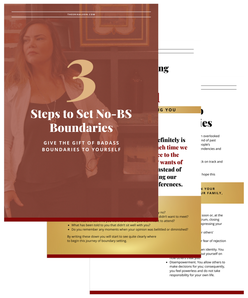 3 Steps to No BS Boundaries