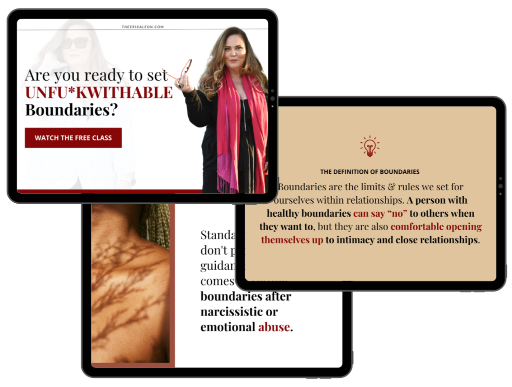 Unfu*kwithable Boundaries Masterclass